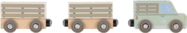 Little Dutch Treinset Safari Friends met of zonder naam