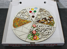Vulvorm - Educatieve Pizza met speelmaterialen