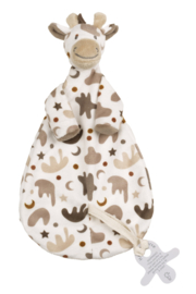 Happy Horse Giraf Gino Knuffel-Speendoekje met of zonder naam