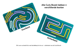 Curly Board - Figurenplaat Rechthoek Blauw groot