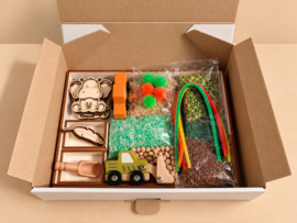 Sensory Play Box Safari evt. met naam