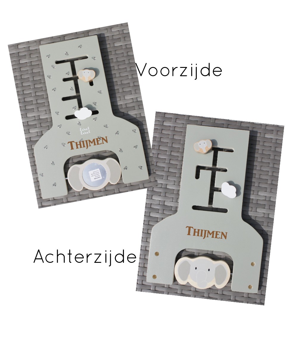 Label Label 3 in 1 Activiteiten Loopwagen Olijf met of zonder Naam