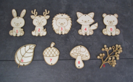 Puzzel Dieren met Naam 9 stukjes