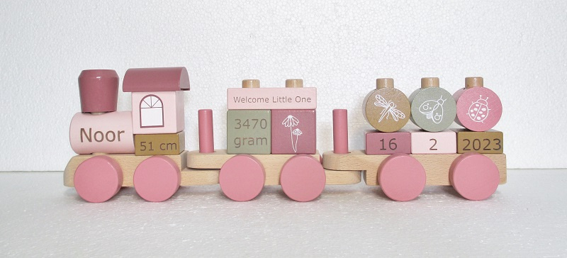 Beschaven nevel pomp Little Dutch houten Truck met of zonder geboortegegevens | Houten speelgoed  | Leukste kraamcadeaus