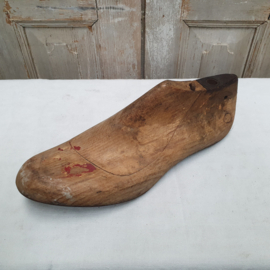Stoere houten schoenmal