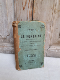 Oud boekje "Fables de la Fontaine"