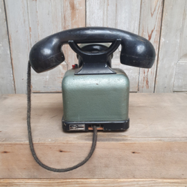 Oude telefoon van het merk "Telic"