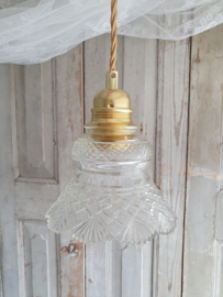Lampje  (evt 3) van prachtig oud glas