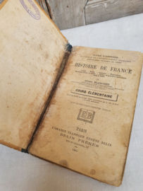 Heel oud boekje, "Histoire de France"