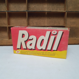 Oud doosje wasmiddel "Radil"