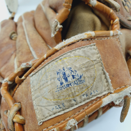 Oude honkbal handschoen
