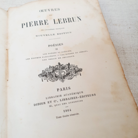 Oud, frans poëzie boekje