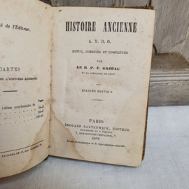 Oud boekje "Histoire Ancienne"