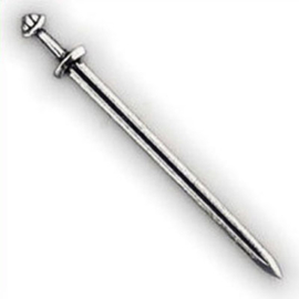 Tinnen speldje/pin Viking zwaard