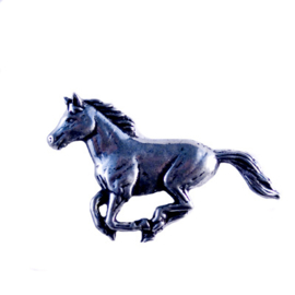 Tinnen speldje/pin Paard