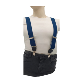 Hendrik Gold bretel Blauw ( 4 clips )