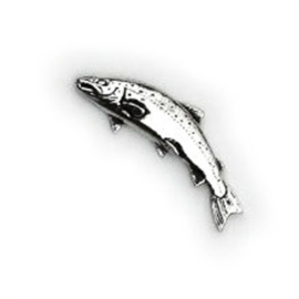 Tinnen speldje/pin Zalm