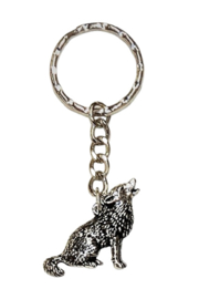 Sleutelhanger Wolf huilend