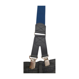 Hendrik Gold bretel Blauw ( 4 clips )