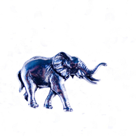 Tinnen speldje/pin Olifant
