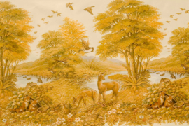 Tafelzeil Bos tafereel 3