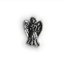 Tinnen speldje/pin Engel