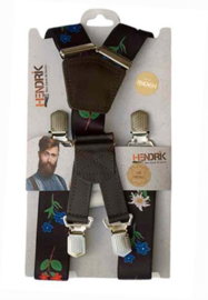 Hendrik Gold bretels Edelweiss ( 4 clips )