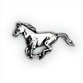 Tinnen speldje/pin Paard