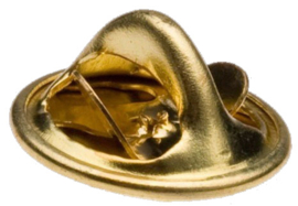 Tinnen speldje/pin  Antiek revolver