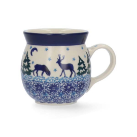 Mug farmer. Hert,  Pimpelmees, Poes, Puppy  ( inhoud 240 ml )