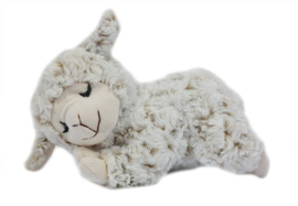 Knuffel schaap slapend & zittend ( pluche )