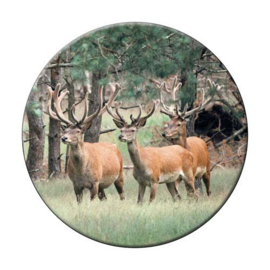 Ronde onderzetter Edelhert