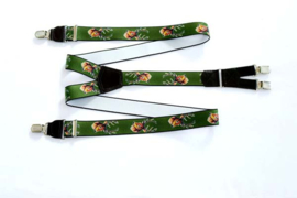 Hendrik Gold bretels met diverse wild motieven ( 4 punts )