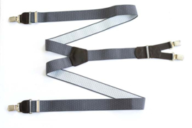 Hendrik Gold bretel  met stipjes ( 4 clips )