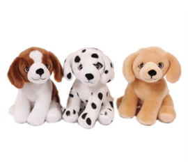 Knuffel Hondjes  16 cm ( pluche )