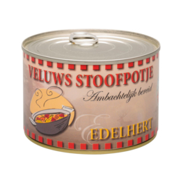 Veluws Stoofpotje Edelhert blikje 400 gram