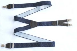 Hendrik Gold bretel  met stipjes ( 4 clips )