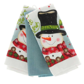 Handdoek Sneeuwman