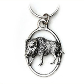 Sleutelhanger wild Zwijn