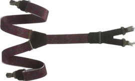 Hendrik Gold bretel Paisley bordeaux ( 4 punts )