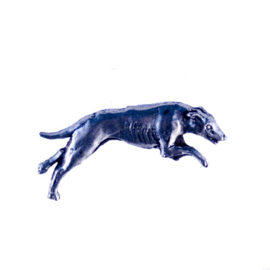 Tinnen speld/pin Greyhound