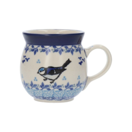 Mug farmer. Hert,  Pimpelmees, Poes, Puppy  ( inhoud 240 ml )