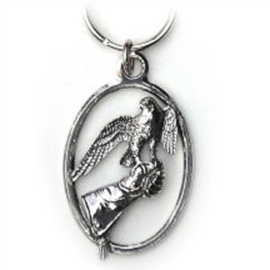 Sleutelhanger Valk op handschoen