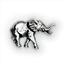Tinnen speldje/pin Olifant