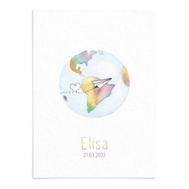 Geboortekaart Elisa