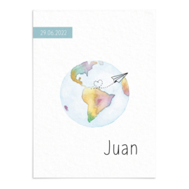Geboortekaart Juan