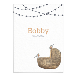 Geboortekaart Bobby