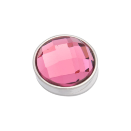 iXXXi Jewelry Top Part Facet Pink Zilverkleurig