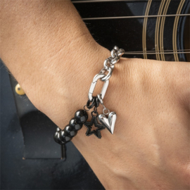 Samengestelde armband Eden Zilver