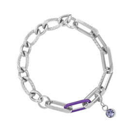 Samengestelde armband Donna Zilver